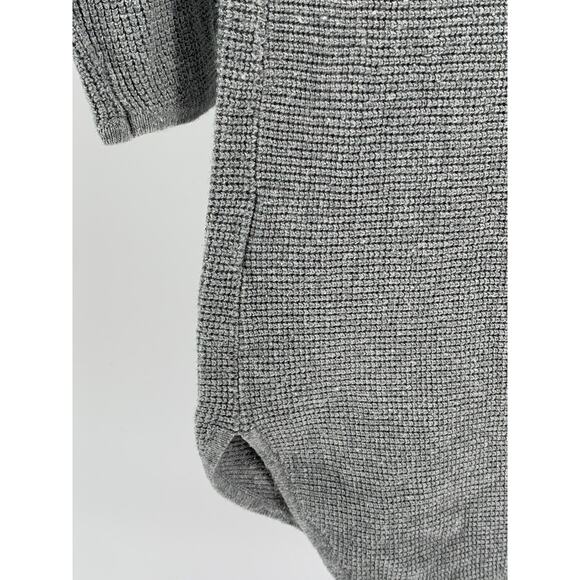 MICHAEL MICHAEL KORS Women’s Light Gray Scoop-Neck Long Sleeve Tunic Sweater SZM - Picture 8 of 10